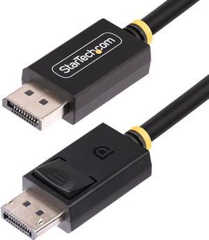 StarTech 6ft DisplayPort 2.1 Cable VESA Certified DP40 DisplayPort Cable Black