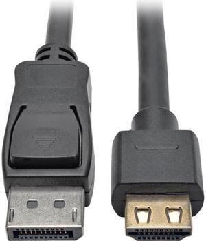 Tripp Lite P582-015-HD-V4A DisplayPort/HDMI Audio/Video Cable - 15 ft DisplayPort/HDMI A/V Cable for Monitor, Audio/Video Device, TV, Projector, Computer, Graphics Card, Chromebook, PC, Notebook, Digi