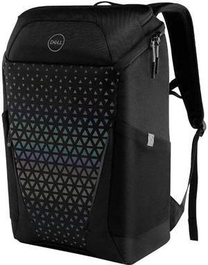 Dell Gaming Backpack 17 - Notebook carrying backpack - 17" - black with rainbow reflective front panel - for Inspiron 37