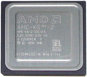 AMD K6-2 - K6-2 Chomper 500 MHz Socket 7 Processor - K62500AFX-N
