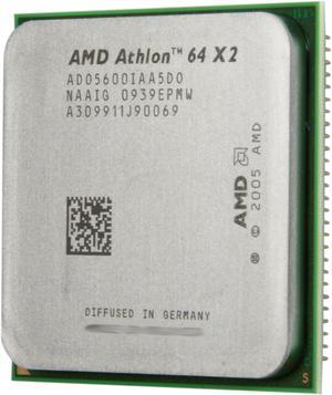 AMD Athlon 64 X2 5600+ - Athlon 64 X2 Brisbane Dual-Core 2.9 GHz Socket AM2 65W Processor - ADO5600IAA5DO