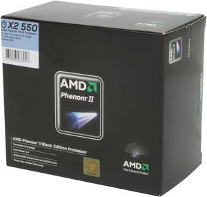 AMD Phenom II X2 550 Black Edition - Phenom II X2 Callisto Dual-Core 3.1 GHz Socket AM3 80W None Integrated Graphics Processor - HDZ550WFGIBOX