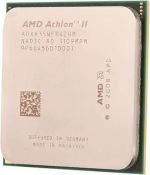 AMD Athlon II X4 635 - Athlon II X4 Propus Quad-Core 2.9 GHz Socket AM3 95W Desktop Processor - ADX635WFK42GM