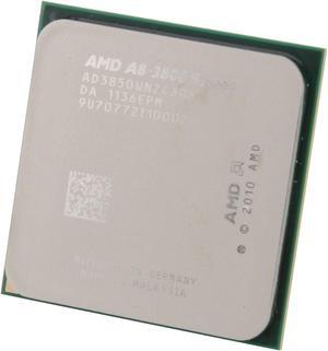 AMD A8-3850 - A-Series APU (CPU + GPU) Llano Quad-Core 2.9 GHz Socket FM1 100W AMD Radeon HD 6550D Desktop APU with DirectX 11 Graphic - AD3850WNZ43GX