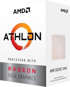 AMD Athlon 200GE 2-Core, 4-Thread, 3.2 GHz Base, Socket AM4 35W YD200GC6FBBOX Desktop Processor