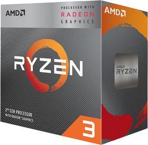 AMD Ryzen 3 2nd Gen with Radeon Graphics  RYZEN 3 3200G Picasso Zen 4Core 36 GHz 40 GHz Max Boost Socket AM4 65W YD3200C5FHBOX Desktop Processor