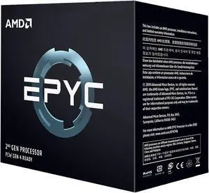 AMD EPYC Rome 7272 12-Core 2.9 GHz (3.2 GHz Max Boost) Socket SP3 120W 100-100000079WOF Server Processor