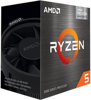 AMD Ryzen 5 5600G - Ryzen 5 5000 G-Series Cezanne (Zen 3) 6-Core 3.9 GHz Socket AM4 65W AMD Radeon Graphics Desktop Processor - 100-100000252MPK - OEM