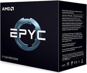 AMD EPYC 7003 (3rd Gen) 7763 Tetrahexaconta-core (64 Core) 2.45 GHz Processor - 256 MB L3 Cache - 3.50 GHz Overclocking Speed - Socket SP3 - 280 W - 128 Threads - 100-100000312WOF