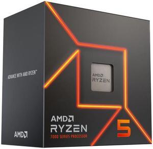 AMD Ryzen 5 7600 - Ryzen 5 7000 Series Zen 4 6-Core 3.8 GHz - Socket AM5 65W - AMD Radeon Graphics Processor - 100-100001015BOX