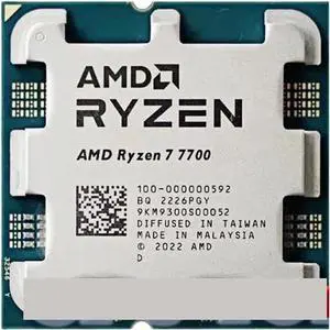 AMD Ryzen 7 7700 - Ryzen 7 7000 Series 8-Core 3.8 GHz Socket AM5 65W AMD Radeon Graphics Desktop CPU Processor - 100-100000592 - OEM