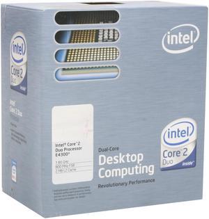 Intel Core 2 Duo E4300 - Core 2 Duo Allendale Dual-Core 1.8 GHz LGA 775 65W Processor - BX80557E4300