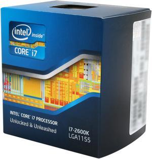 Intel Core i7-2600K - Core i7 2nd Gen Sandy Bridge Quad-Core 3.4GHz (3.8GHz Turbo Boost) LGA 1155 95W Intel HD Graphics 3000 Desktop Processor - BX80623I72600K