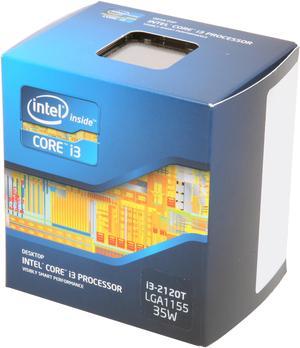 Intel Core i3-2120T - Core i3 2nd Gen Sandy Bridge Dual-Core 2.6 GHz LGA 1155 35W Intel HD Graphics 2000 Desktop Processor - BX80623I32120T
