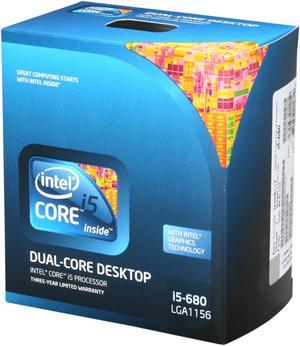 Intel Core i5-680 - Core i5 Clarkdale Dual-Core 3.6 GHz LGA 1156 73W Intel HD Graphics Desktop Processor - BX80616I5680