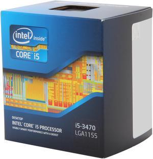 Intel Core i5-3470 - Core i5 3rd Gen Ivy Bridge Quad-Core 3.2 GHz LGA 1155 77W Intel HD Graphics 2500 Desktop Processor - BX80637i53470