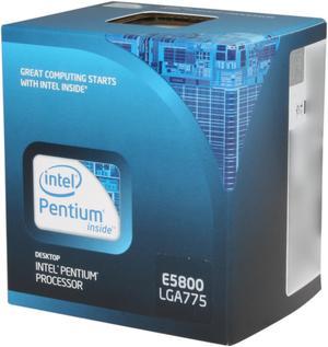 Intel Pentium E5800 - Pentium Wolfdale Dual-Core 3.2 GHz LGA 775 65W Desktop Processor - BX80571E5800