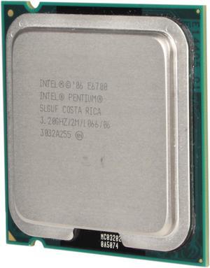 Intel Pentium E6700 - Pentium Wolfdale Dual-Core 3.2 GHz LGA 775 65W Desktop Processor - E6700 (SLGUF)