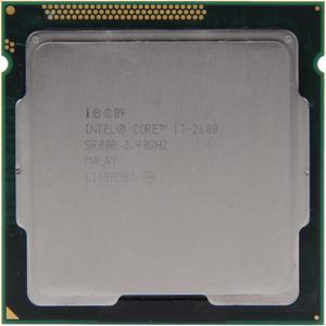 Intel Core i7-2600 - Core i7 2nd Gen Sandy Bridge Quad-Core 3.4GHz (3.8GHz Turbo Boost) LGA 1155 95W Intel HD Graphics 2000 Desktop Processor - SR00B
