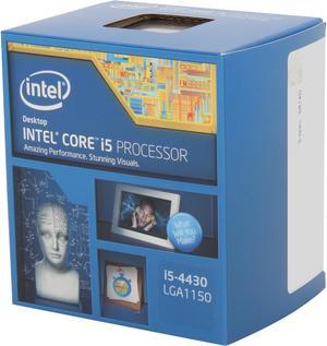 Intel Core i5-4430 - Core i5 4th Gen Haswell Quad-Core 3.0 GHz LGA 1150 84W Intel HD Graphics 4600 Desktop Processor - BX80646I54430