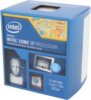 Intel Core i7-4770S - Core i7 4th Gen Haswell Quad-Core 3.1 GHz LGA 1150 65W Intel HD Graphics Desktop Processor - BX80646I74770S