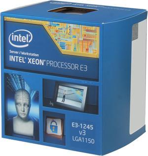 Intel Xeon E3-1245V3 Haswell 3.4 GHz LGA 1150 84W BX80646E31245V3 Server Processor