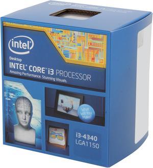 Intel Core i3-4340 - Core i3 4th Gen Haswell Dual-Core 3.6 GHz LGA 1150 54W Intel HD Graphics 4600 Desktop Processor - BX80646I34340