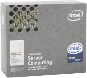 Intel Xeon E5310 Clovertown 1.6 GHz LGA 771 80W BX80563E5310P 2U Passive Processor Intel Xeon E5310 Clovertown 1.6 GHz LGA 771 80W BX80563E5310P 2U Passive Processor