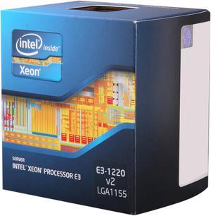 Intel Xeon E3-1220 V2 Ivy Bridge 3.1GHz (3.5GHz Turbo) LGA 1155 69W BX80637E31220V2 Server Processor