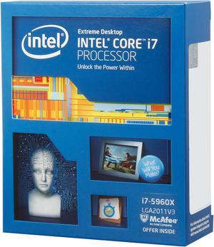 Intel Core i7-5960X - Core i7 4th Gen Haswell-E 8-Core 3.0 GHz LGA 2011-v3 140W Desktop Processor - BX80648I75960X