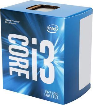 Intel Core i3 7th Gen - Core i3-7100 Kaby Lake Dual-Core 3.9 GHz LGA 1151 51W BX80677I37100 Desktop Processor Intel HD Graphics 630