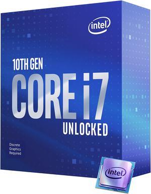 Intel Core i7-10700KF - Core i7 10th Gen Comet Lake 8-Core 3.8 GHz LGA 1200 125W None Integrated Graphics Desktop Processor - BX8070110700KF