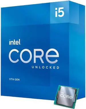 Intel Core i5-11600K - Core i5 11th Gen Rocket Lake 6-Core 3.9 GHz LGA 1200 125W Intel UHD Graphics 750 Desktop Processor - BX8070811600K