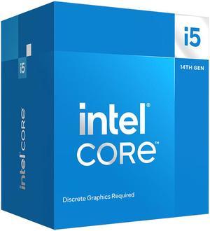 Intel Core i514400F  Core i5 14th Gen Raptor Lake 10Core 6P4E LGA 1700 65W None Integrated Graphics Processor  BX8071514400F