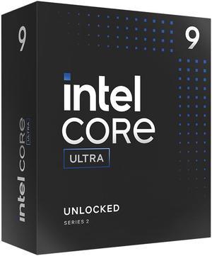 Intel Core Ultra 9 285K - Core Ultra 9 (Series 2) Arrow Lake 24-Core (8P+16E), LGA 1851, 125W Desktop Processor - BX80768285K