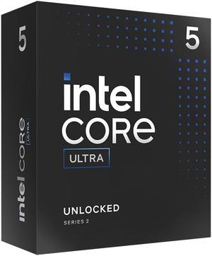 Intel Core Ultra 5 245K - Core Ultra 5 (Series 2) Arrow Lake 14-Core (6P+8E), LGA 1851, 125W Desktop Processor - BX80768245K