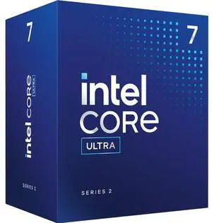 Intel Core Ultra 7 265 - Core Ultra 7 (Series 2) Arrow Lake 20-Core (8P+12E) Performance-core Base Frequency: 2.4 GHz Efficient-core Base Frequency: 1.8 GHz LGA 1851 65W Intel Graphics Desktop CPU Pro