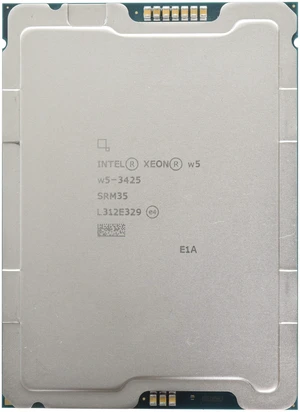 Intel Xeon w5-3425 Workstation Processors (30M Cache, 3.20 GHz) FC-LGA16A - Tray Packaging - PK8071305082100 - OEM Intel Xeon w5-3425 Workstation Processors (30M Cache, 3.20 GHz) FC-LGA16A - Tray Packaging - PK8071305082100 - OEM
