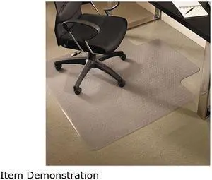 Es Robbins EverLife Chair Mats For Medium Pile Carpet With Lip 36 x 48 Clear
