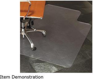Es Robbins Natural Origins Chair Mat With Lip For Hard Floors 45 x 53 Clear 143012