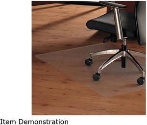 Cleartex Ultimat Anti-Slip Chair Mat For Hard Floors, 48 X 53, Clear