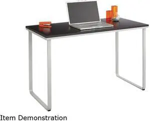 Steel Workstation, 47-1/4w X 24d X 28-3/4h, Black/silver