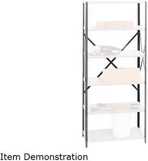 Safco 6256 Industrial Shelving Post Pack 1 1/2"w x 1 1/2"d x 85"h Gray - OEM