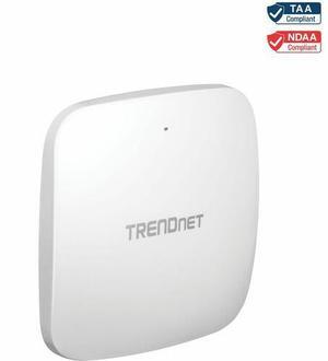 TRENDnet AX3000 Dual Band WiFi 6 PoE+ Access Point, TEW-923DAP, 1 x 2.5GBASE-T PoE+ LAN Port, OFDMA and MU-MIMO Technology, 2402Mbps (5Ghz), 573Mbps (2.4Ghz), WPA3 Ecryption, White