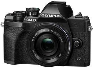 OM System OM-D E-M10 Mark IV 20.3 Megapixel Mirrorless Camera with Lens - 0.55" - 1.65" (Black)