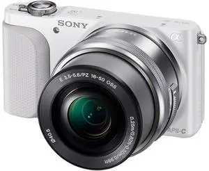 Sony Alpha NEX-3NL/W Mirrorless Digital Camera with 16-50mm Lens (White)