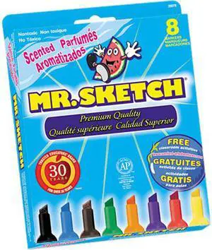 Scented Watercolor Markers, 8 Colors, 8/Set - 20078TL