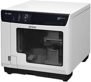 EPSON PP100II DISCPRODUCER CDDVD DISC PUBLISHER 100 DISC CAPACITY USB TOTAL DISC MAKER SOFTWARE AC CABLE INK EPSON COOL WHITE REPLACES C11C672001 FREIGHT LTL QUOTE REQUIRED