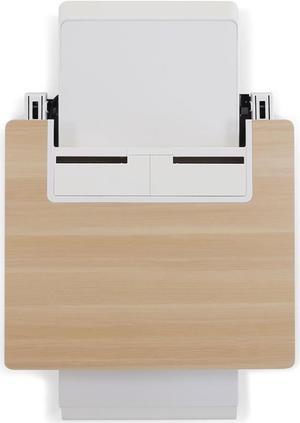 WORKFIT ELEVATE WALL DESK POWER ACCESS SNOW  MAPLE