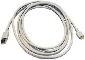 ZEBRA EVM CS6080 CORDLESS CRADLE CABLE USBC CRADLE TO USBA HOST CABLE 7FT 21M STRAIGHT HC WHITE